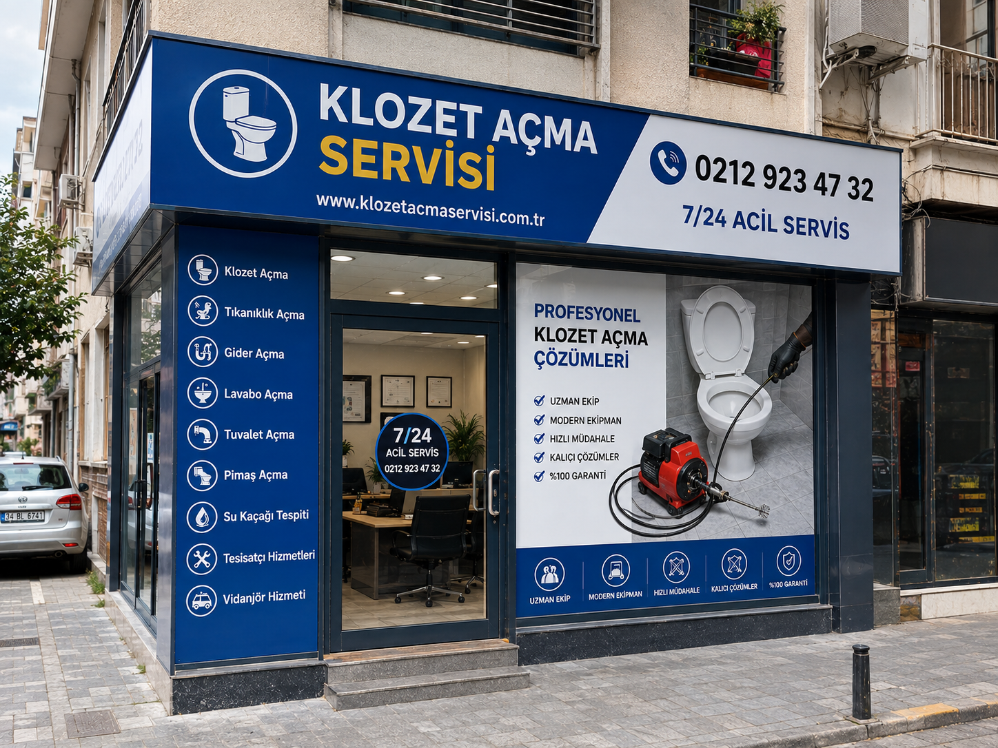 Klozet Açma Servisi — İstanbul Avrupa Yakası 7/24 acil tesisat ve vidanjör servis merkezi